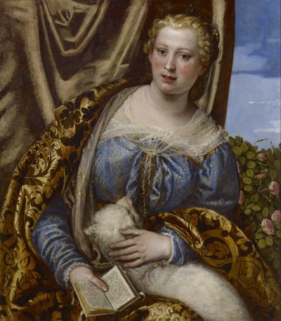 Porträt einer Dame als Heilige Agnes von Paolo Veronese